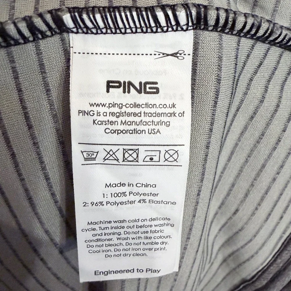 Ping Phaser SensorWarm Mens XL Quarter Zip Golf Pullover Asphalt Black NEW